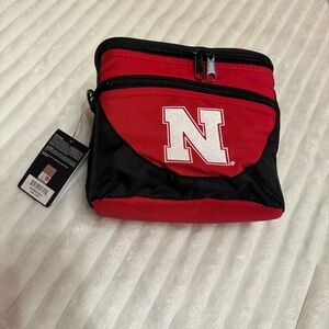 Husker Lunchbag Red and Black Logo bag